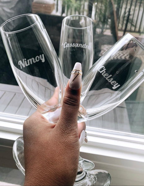 Personalized Etched Glasses
