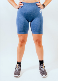 High Waist Seamless Biker Shorts