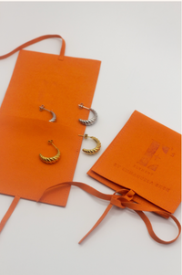 Thick Croissant Stud Earrings