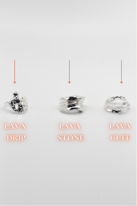 Ella Lava Ring (Sold as Singles)